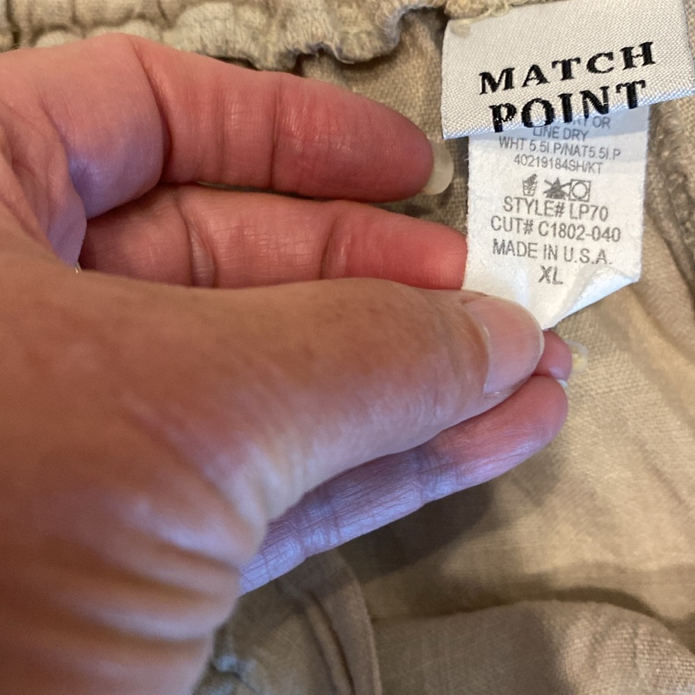 Match Point Linen Pants - Picture 3 of 3